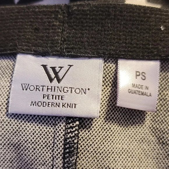 Worthington Black and White Houndstooth Skirt - Picture 4 of 7